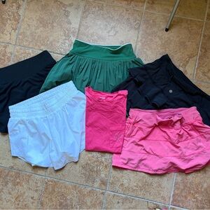 lululemon athletica Skirt Collection - Black, Green, White, Pink
